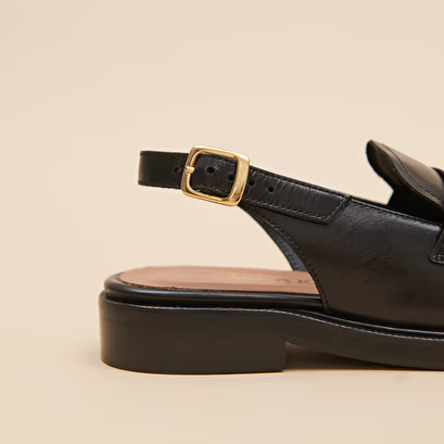 Mocassins à bouts arrières ouverts