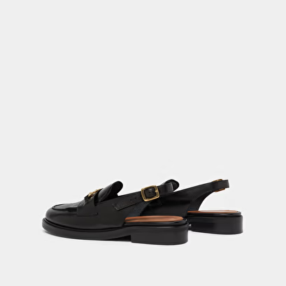 Mocassins à bouts arrières ouverts