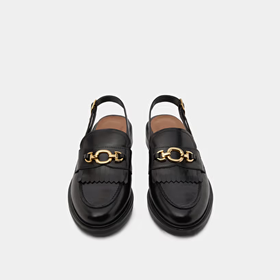 Mocassins à bouts arrières ouverts