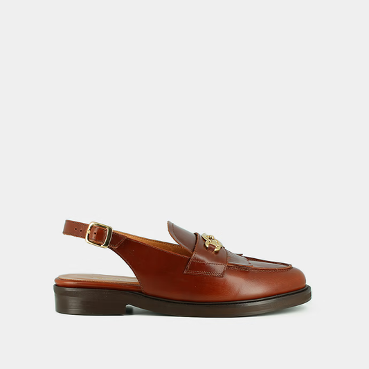 Mocassins à bouts arrières ouverts