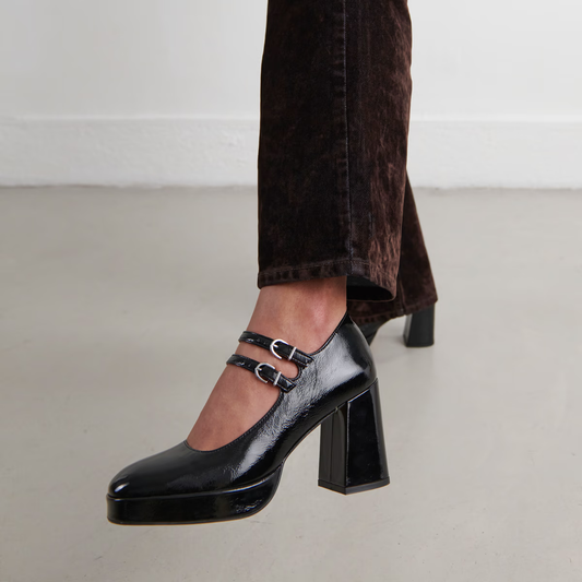 Babies à doubles brides et plateformes