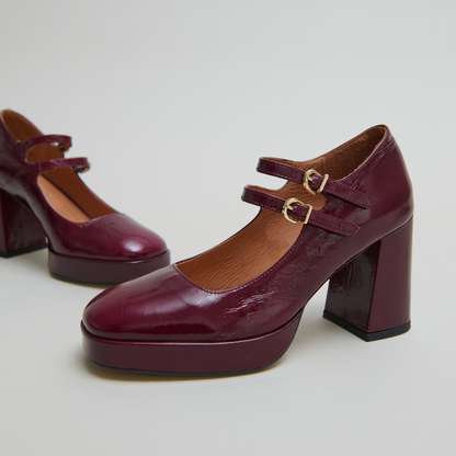 Babies à doubles brides et plateformes