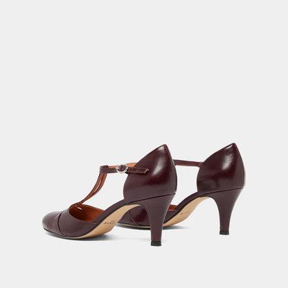 Salomés à talons et boucles ajustables