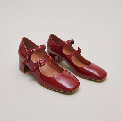 Babies à doubles brides et bouts arrondis