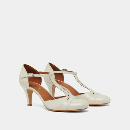 Salomés à talons et boucles ajustantes