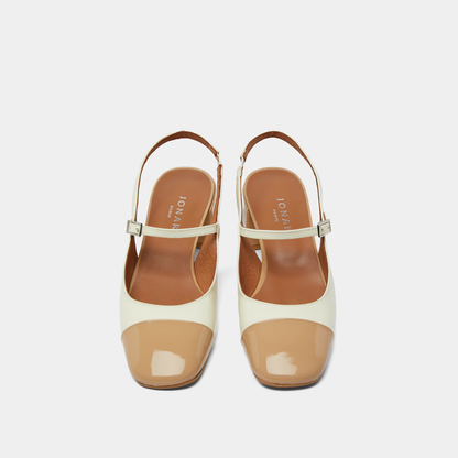 Babies à talons et bouts arrières ouverts