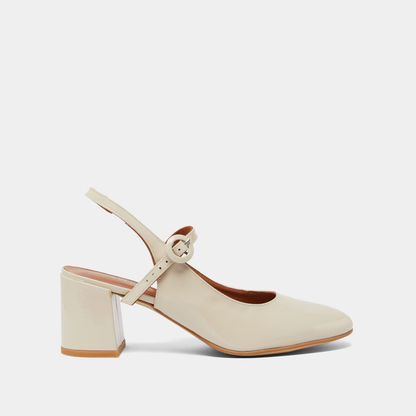 Babies à talons et bouts arrières ouvertes