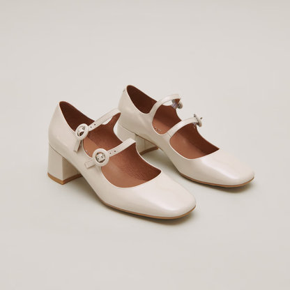 Babies à doubles brides et bouts arrondis