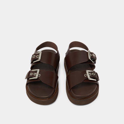Sandales à doubles boucles