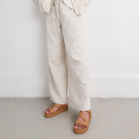 Sandales à plateformes et lanières